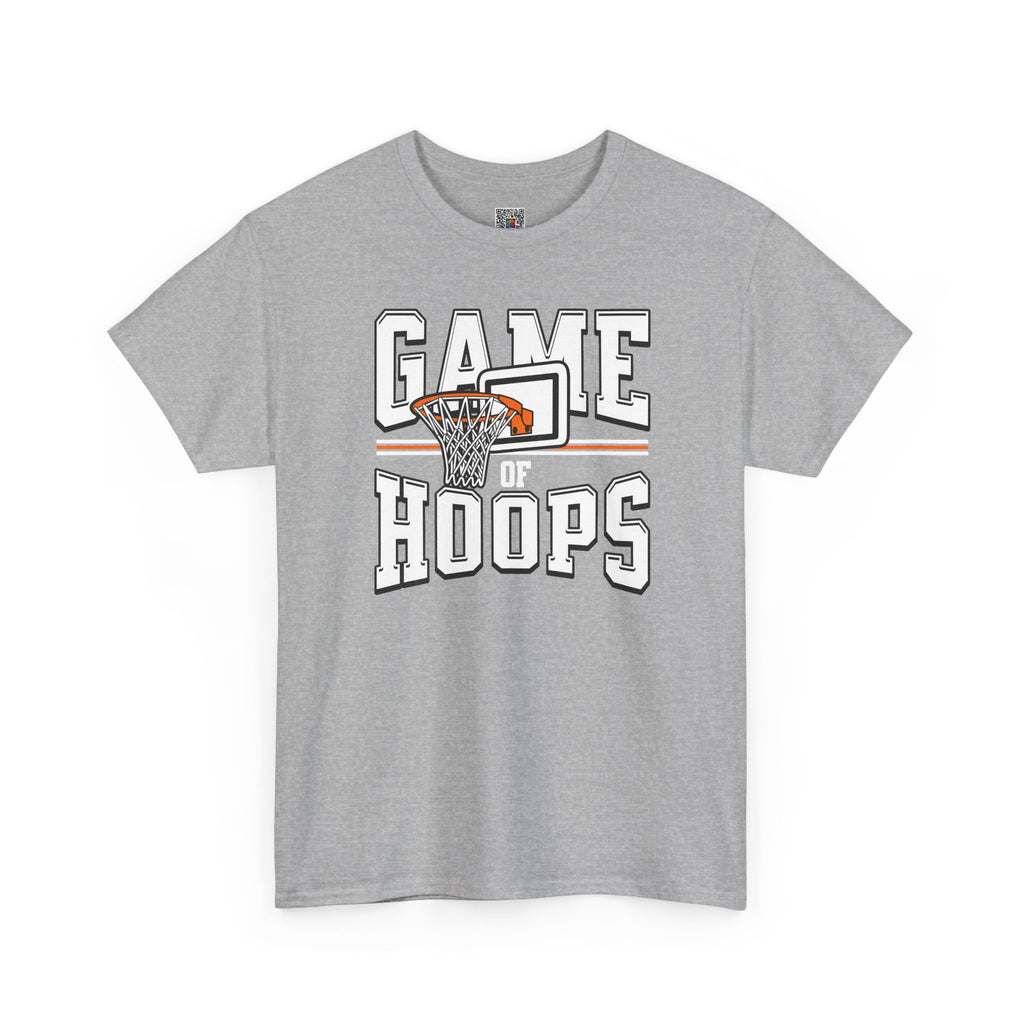 Game of Hoops T-Shirt | Basketball Hoop Sports Graphic Tee | Cr8tive Designs