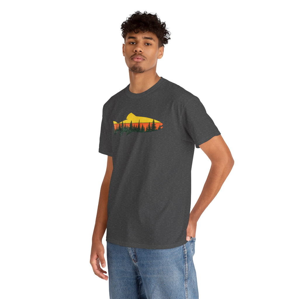 Trout Sunset T-Shirt/Cr8tive Designs