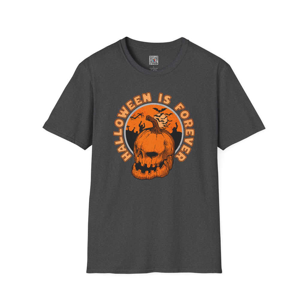 Halloween Is Forever T-Shirt | Vintage Pumpkin & Bats Halloween Tee | Cr8tive Designs