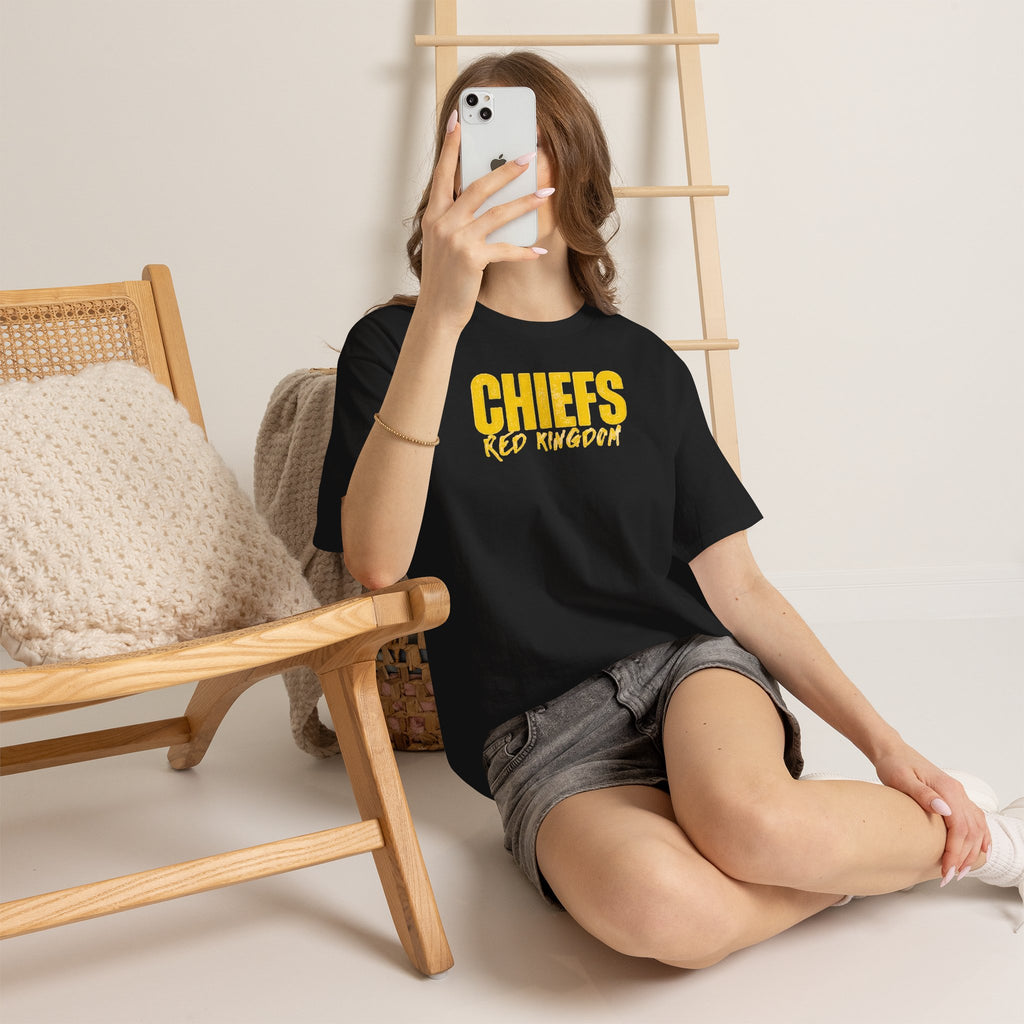 Chiefs Red Kingdom T-Shirt | Kansas City Football Fan Game Day Tee | Cr8tive Designs