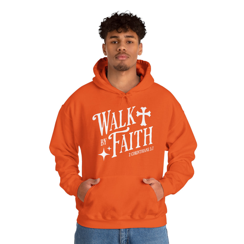 Walk by Faith | Christian Scripture Hoodie | Cr8tive Designs