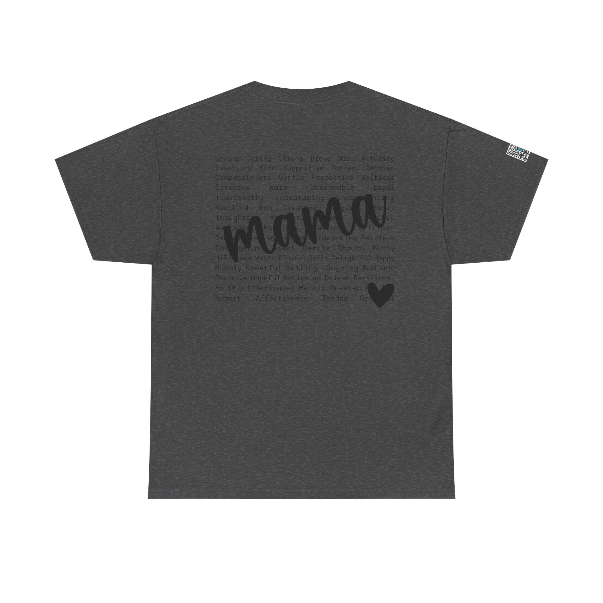 Mama Script Tee – Inspirational Motherhood Shirt, Soft Minimalist Mom Graphic T-Shirt | Cr8tive Designs