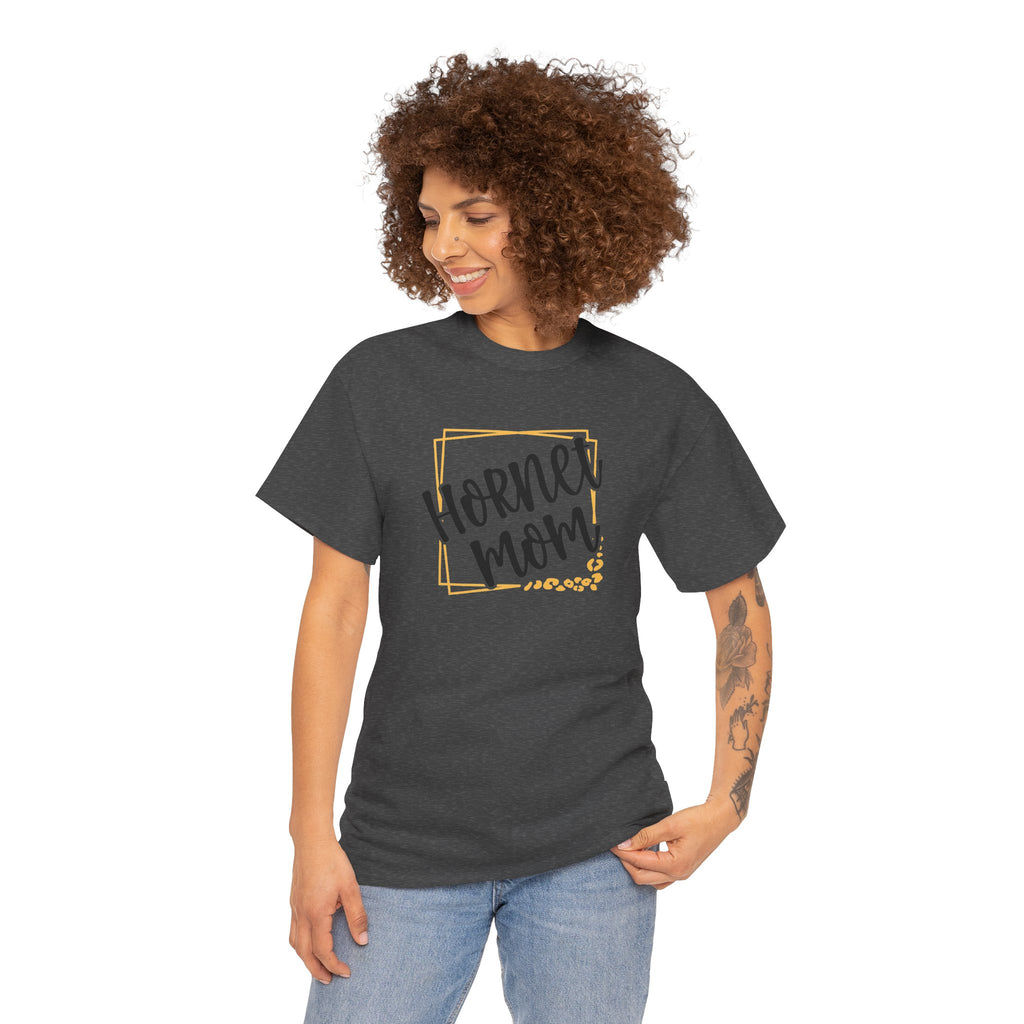 Hornet Mom Graphic T-Shirt | School Spirit Mascot Tee | Cr8tive Designs