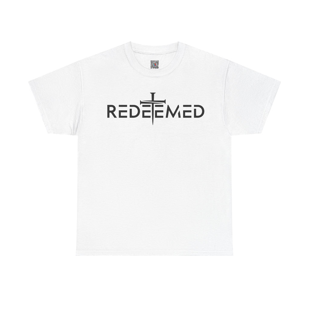 Redeemed – Minimalist Christian Cross Faith T-Shirt | Cr8tive Designs