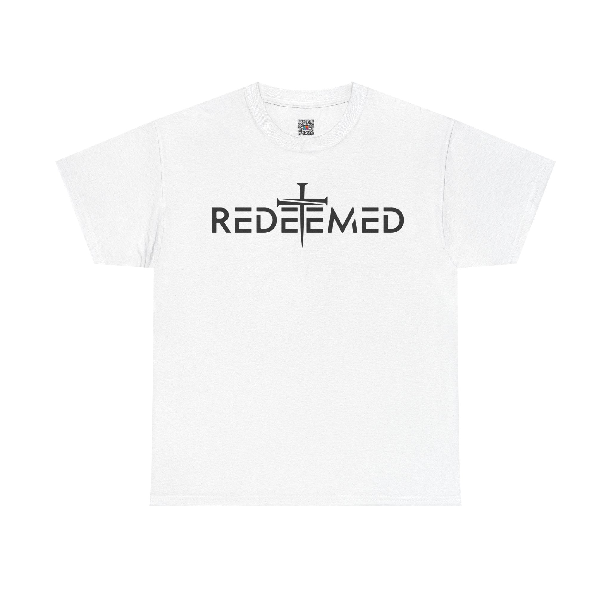 Redeemed – Minimalist Christian Cross Faith T-Shirt | Cr8tive Designs
