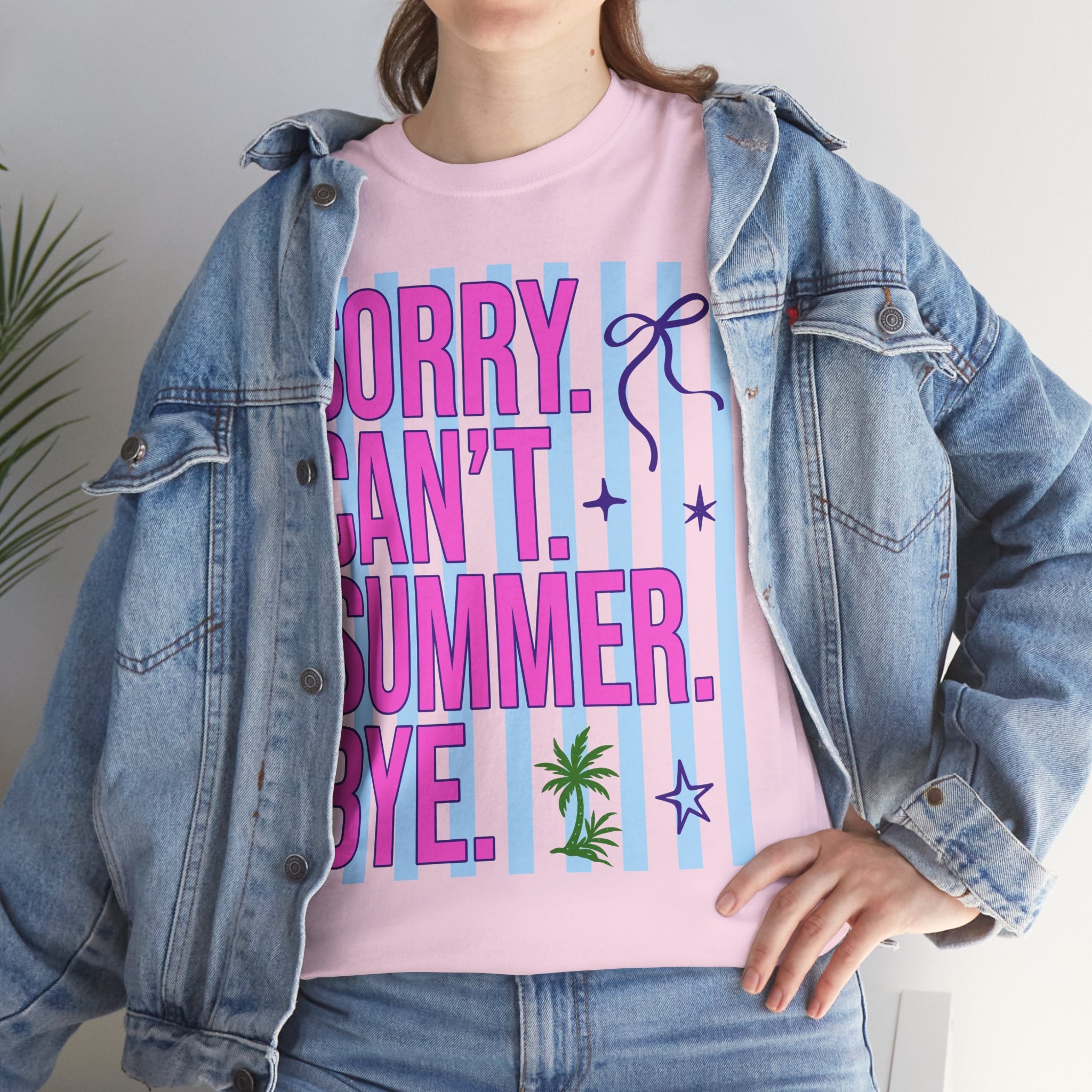 SORRY CAN’T SUMMER BYE T-SHIRT | FUNNY TEACHER SUMMER SHIRT | LAST DAY OF SCHOOL SHIRT | CR8TIVE DESIGNS