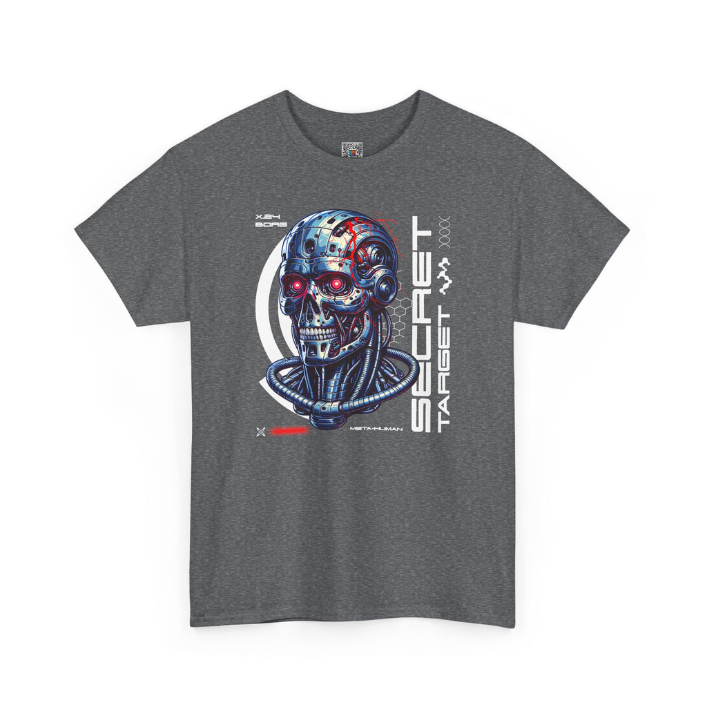 Cybernetic Skull | Futuristic Sci-Fi Graphic T-Shirt | Cr8tive Designs