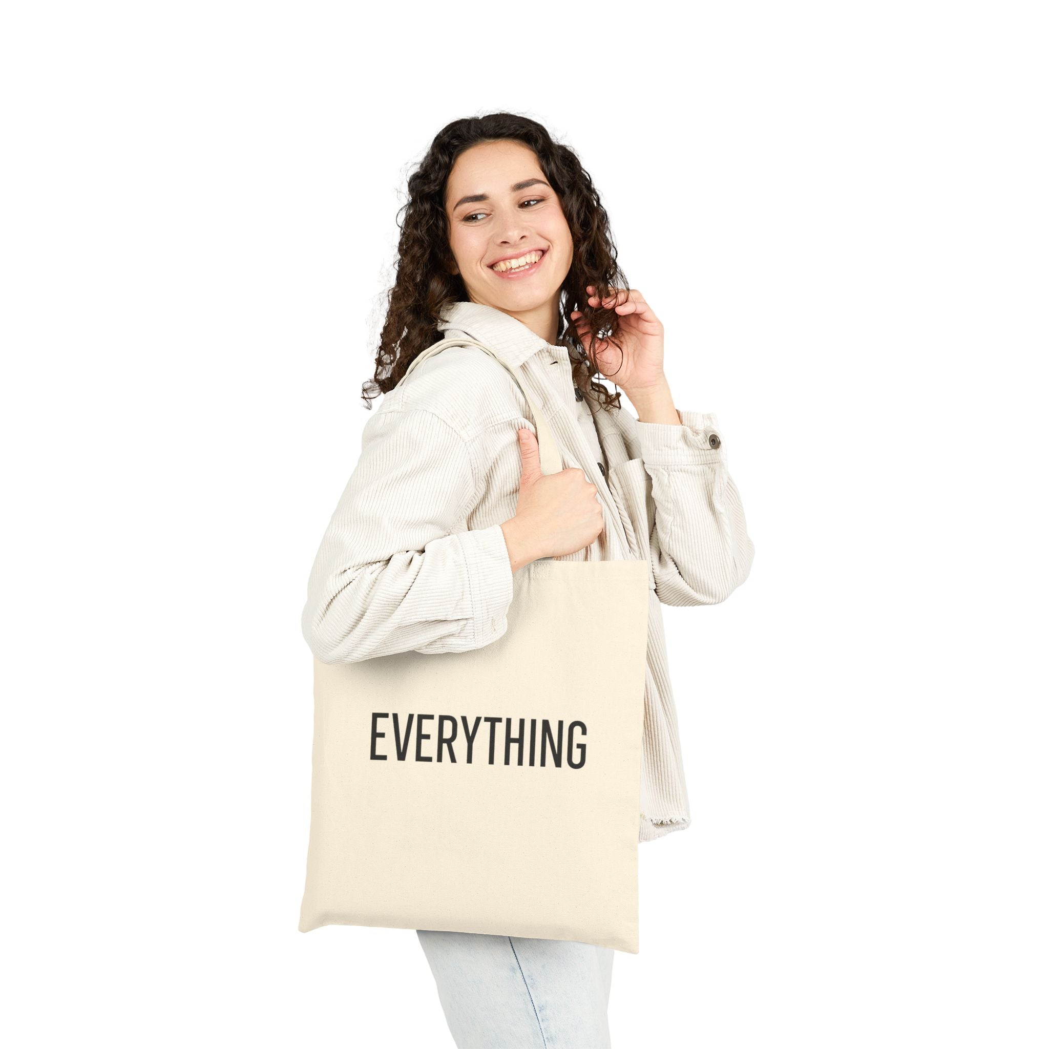 Everything Cotton Tote Bag — Minimalist Canvas Grocery & Everyday Shopper