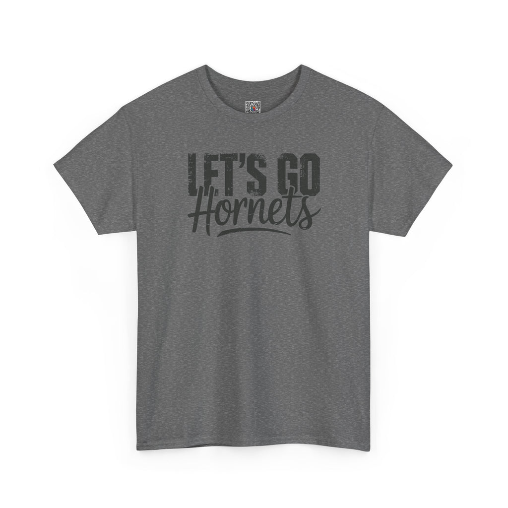 Let's Go Hornets Adult Graphic T-Shirt | School Spirit Mascot Tee | Cr8tive Designs