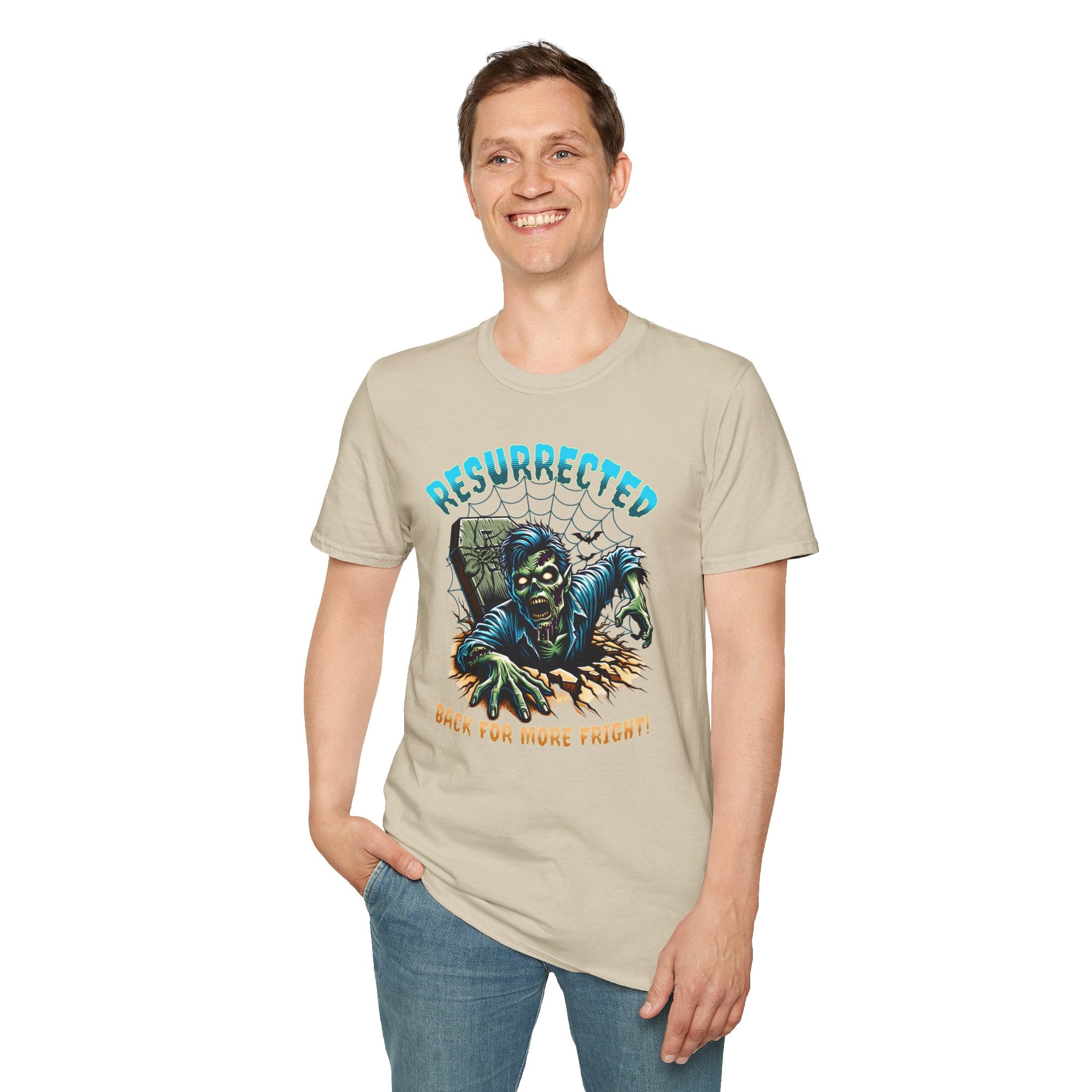 Resurrected Zombie T-Shirt | Retro Horror Graphic Tee | Cr8tive Designs
