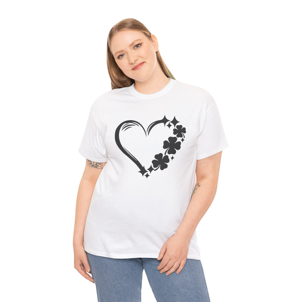 Shamrock Heart T‑Shirt/Cr8tive Designs