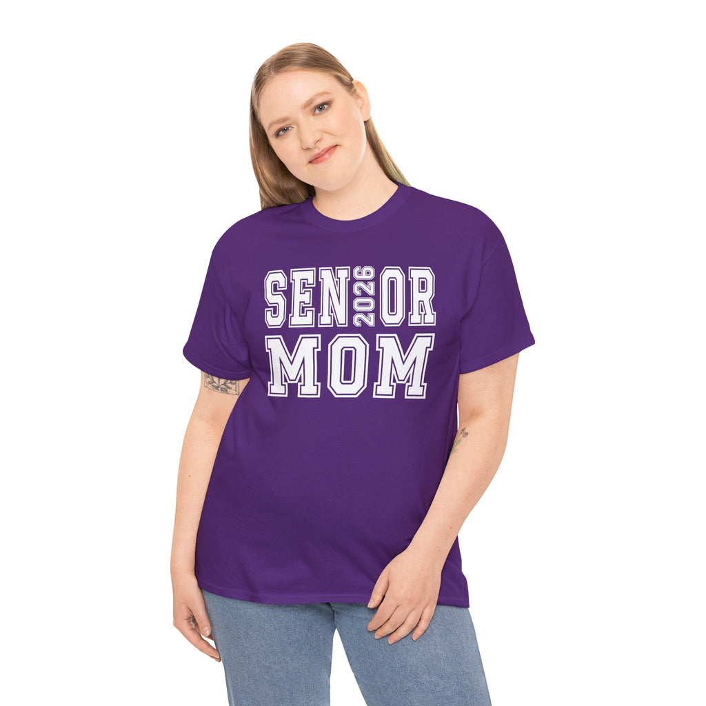 Senior Mom 2026 T-Shirt | Proud Mom Graduation Tee | Class of 2026 Parent Shirt | Cr8tive Designs