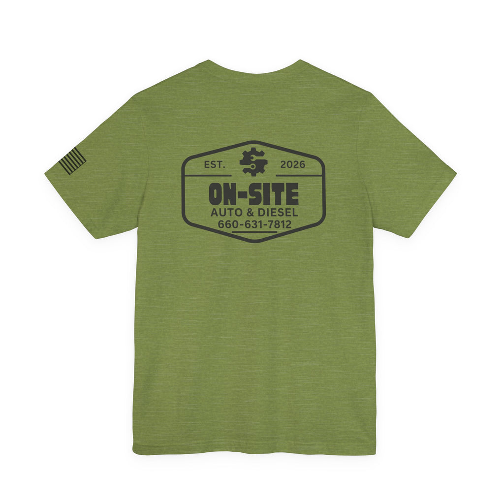 On-Site Auto & Diesel Crew Tee | Cr8tive Designs.