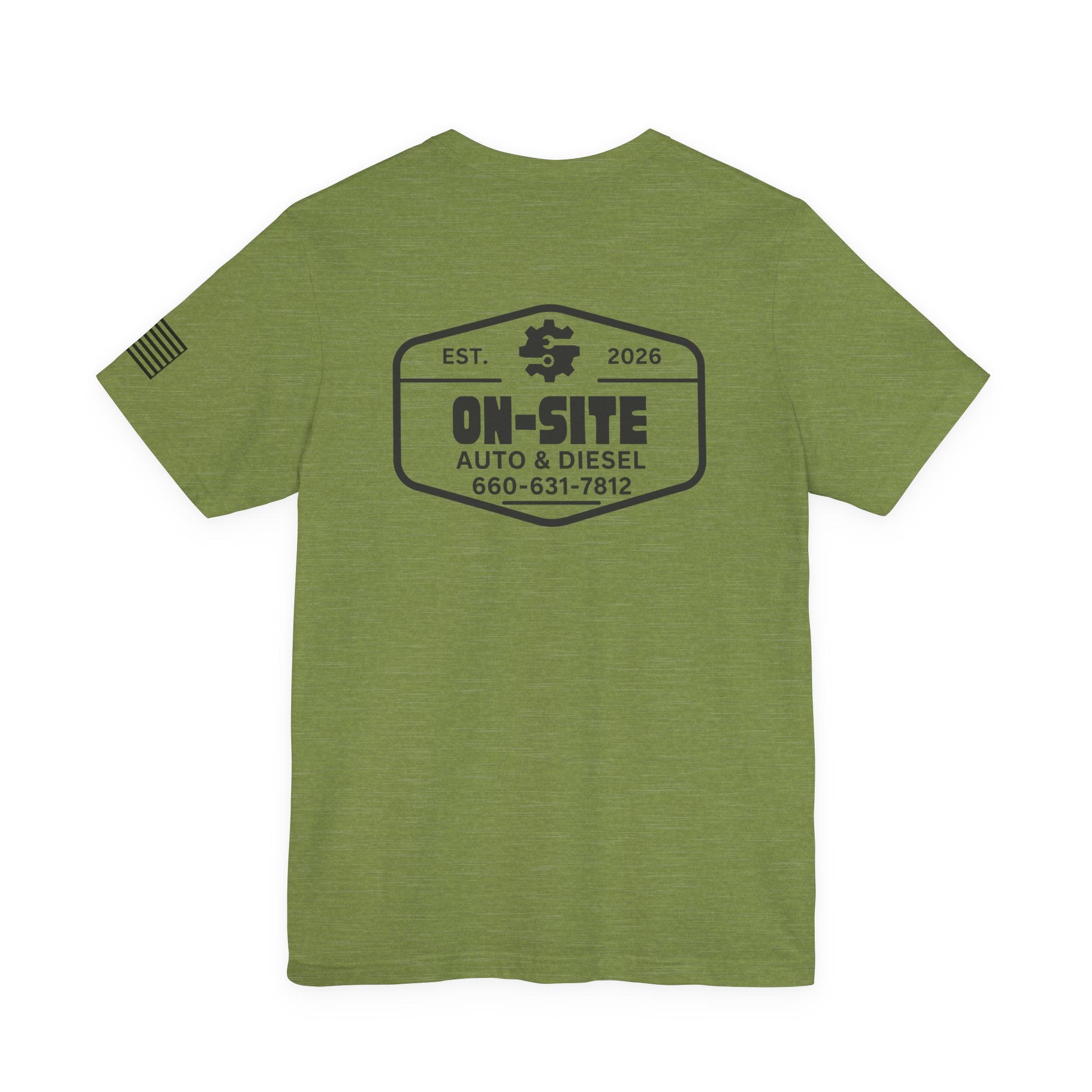 On-Site Auto & Diesel Crew Tee | Cr8tive Designs.