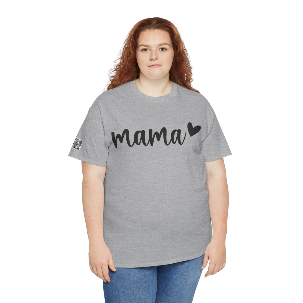 Mama Script Tee – Inspirational Motherhood Shirt, Soft Minimalist Mom Graphic T-Shirt | Cr8tive Designs